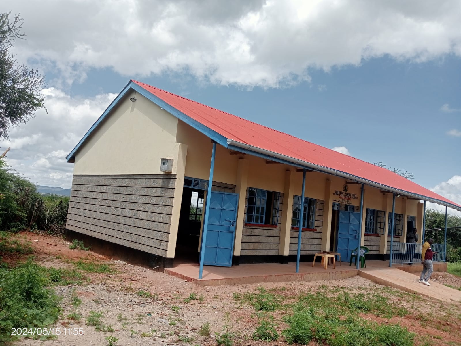 2 New Ndivu Ecde Classrooms With Office And Store
