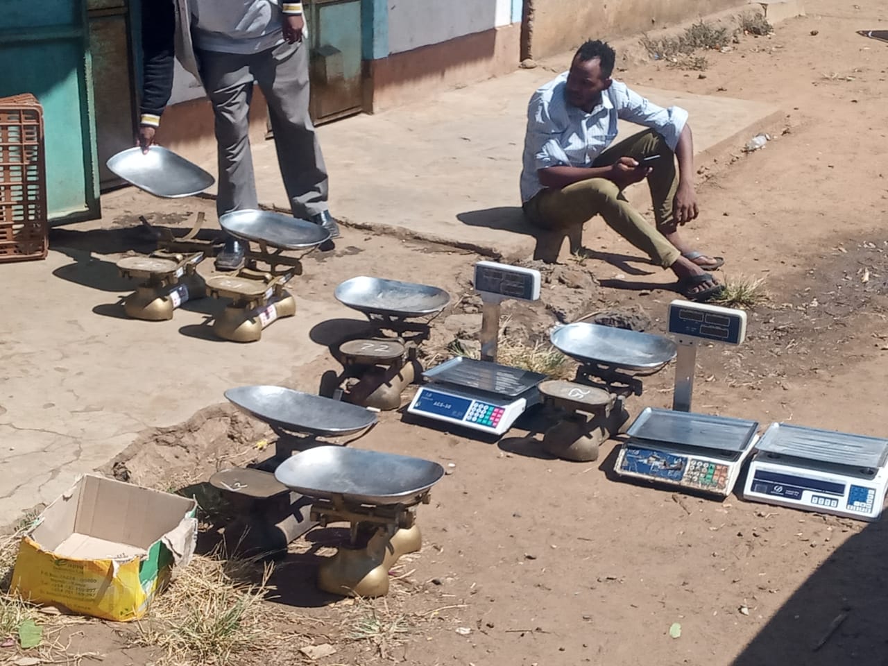 Weights And Measures Unit  Conducting Verification Of Traders Weighing Equipment