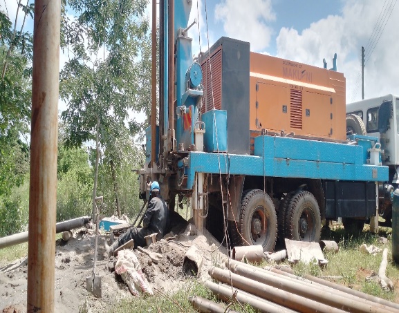 Makutano Water Project Drilling Process