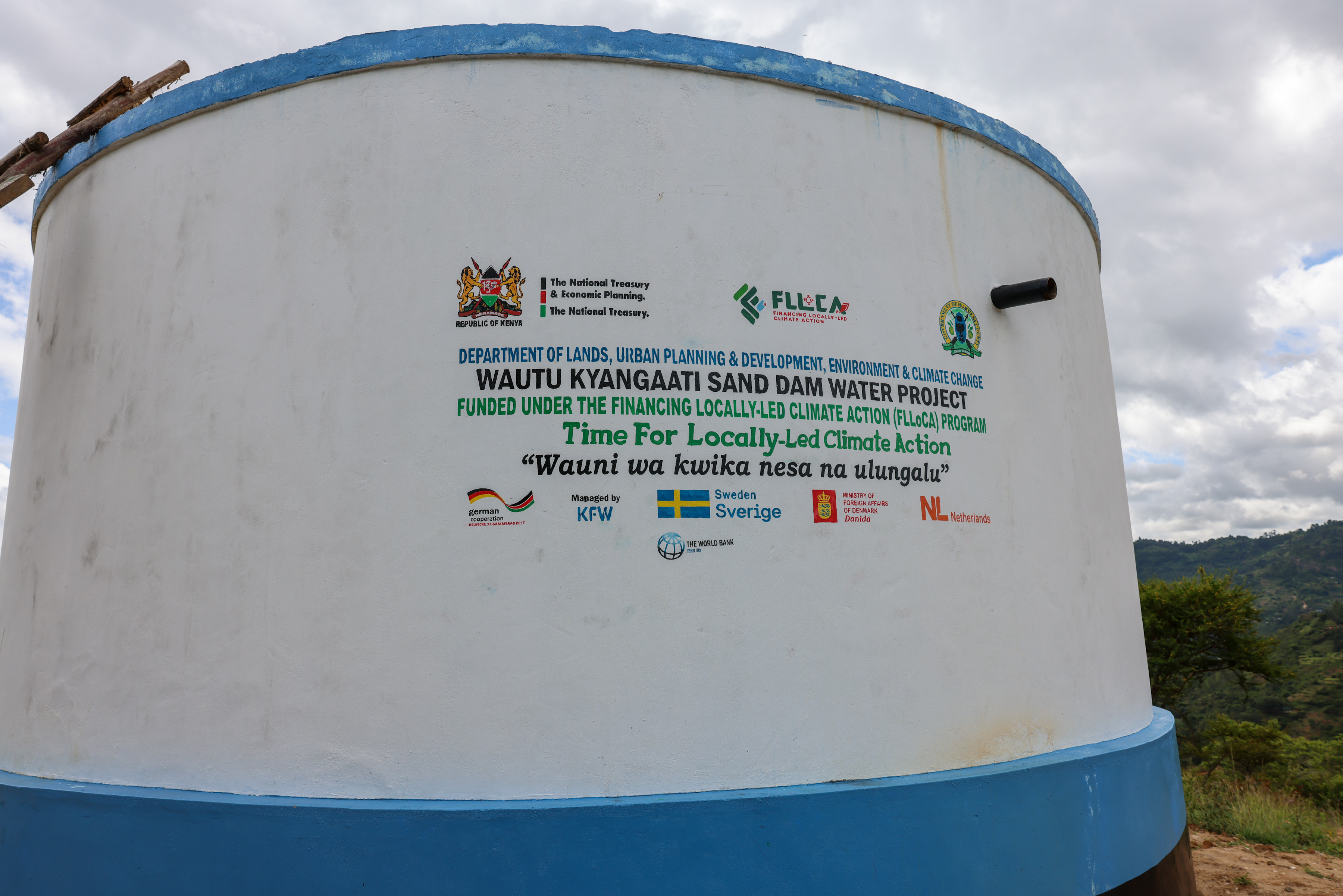 Wautu Kyangaati Water Project - Masonry Tank