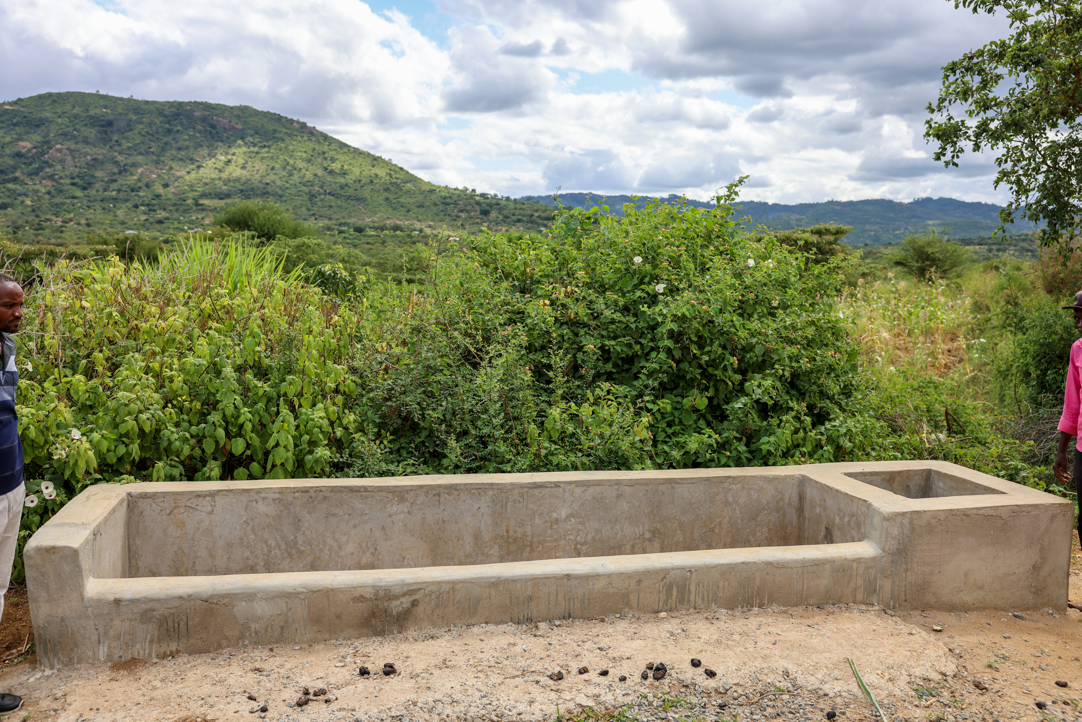 Yandia Water Project- Cattle Trough