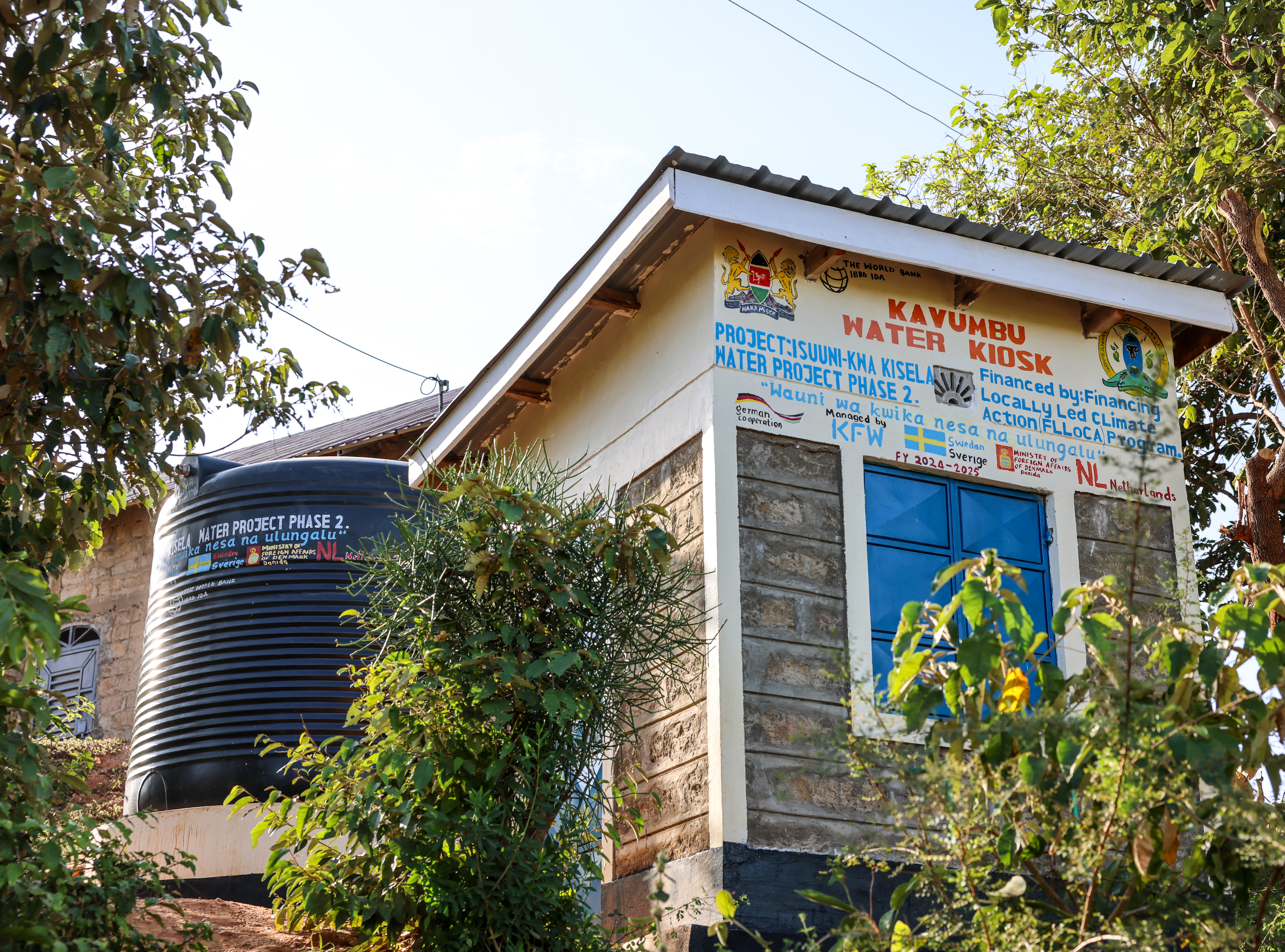 Isuuni Kwa Kisela Water Project- Kavumbu Water Kiosk