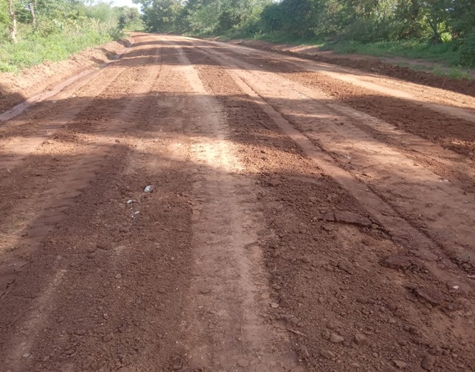 Graded Road Section