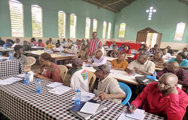 Customized Cddc Training In One Of The Clusters At Kibwezi Catholic Church Hall