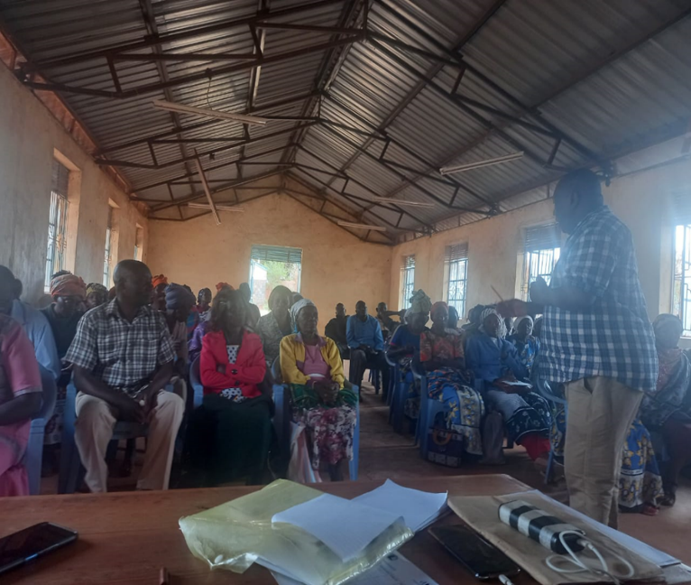 Cpc-navcdp Addressing Members During  Mobilization And Recruitment Drive In Kiima-kiu/kalanzoni Ward.