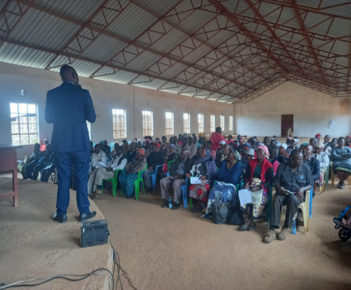 Chief Officer-livestock, Fisheries And Cooperative Development Addresses Kalawa Farmers Sacco  During General Meeting